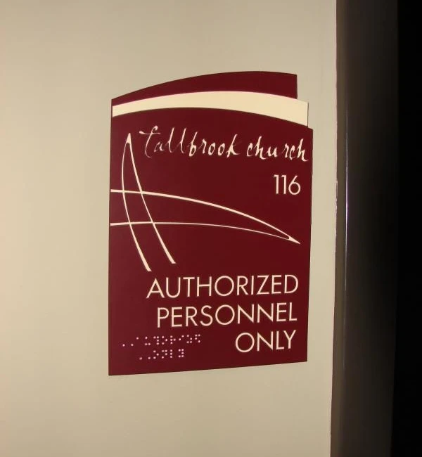 ADA017 - Custom ADA & Wayfinding for Religious Organizations 