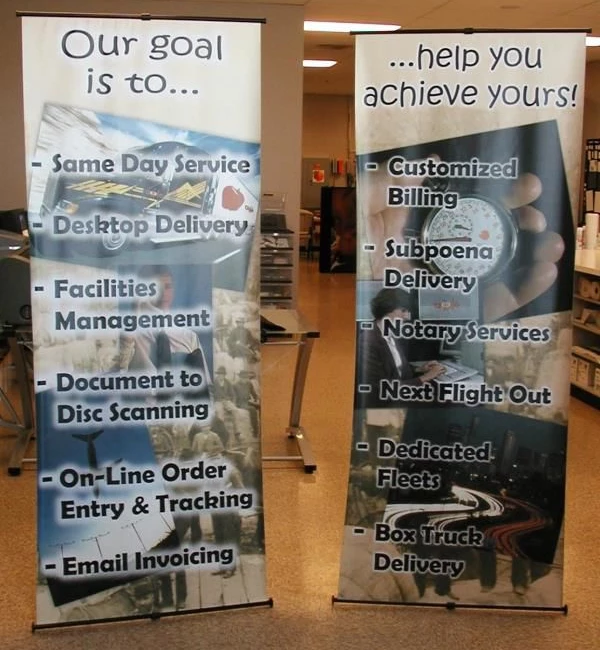 BS011 - Custom Banner Stand for Professional Services