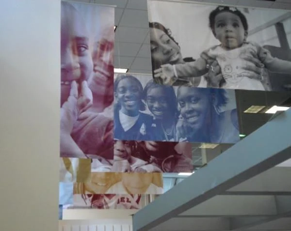 Fabric and Vinyl Indoor Banners