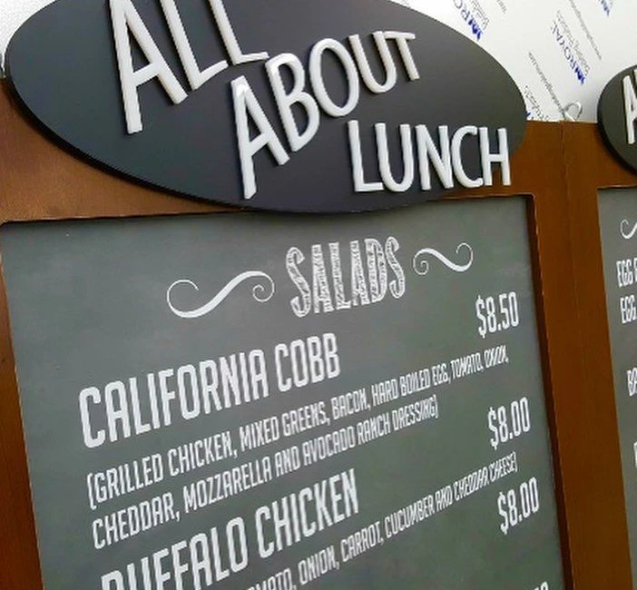 Menu Signs and Price List Signage