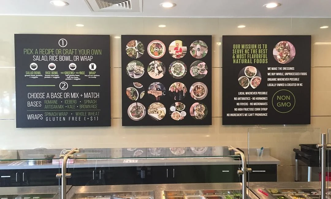 Menu Signs and Price List Signage