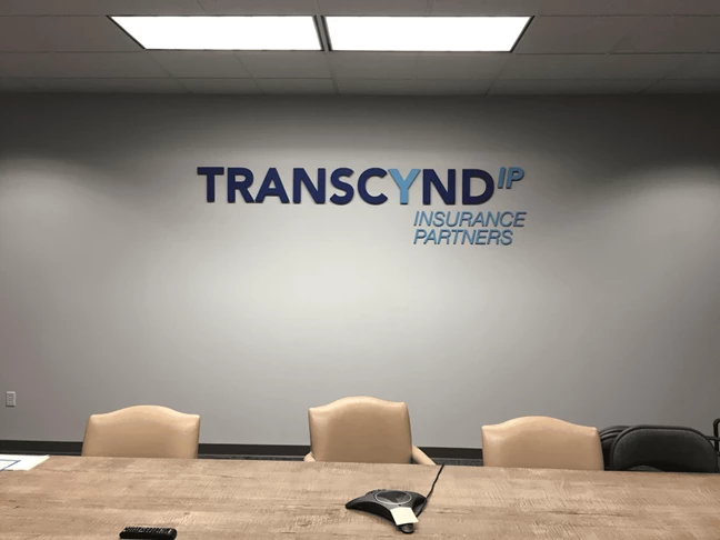 Transcynd Conference Room 3D Signs & Dimensional Letters