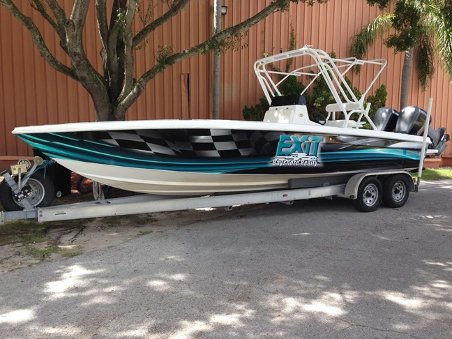 EXIT Real Estate Tampa Boat Wrap