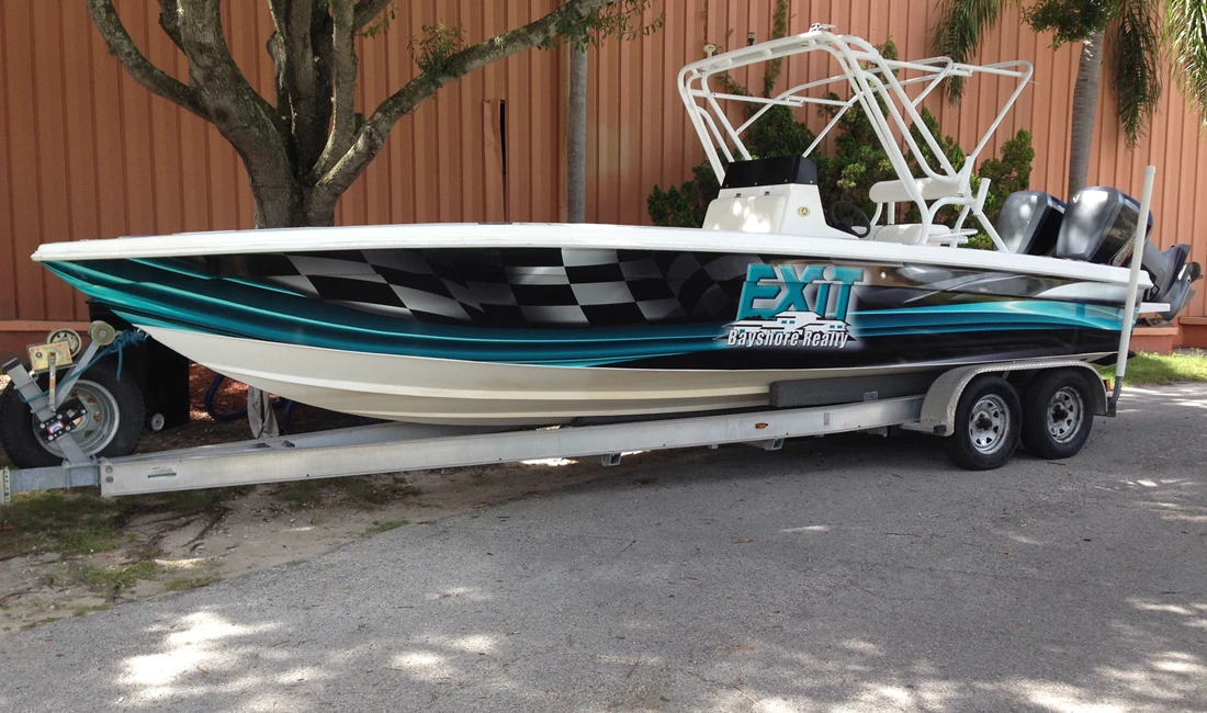EXIT Real Estate Tampa Boat Wrap