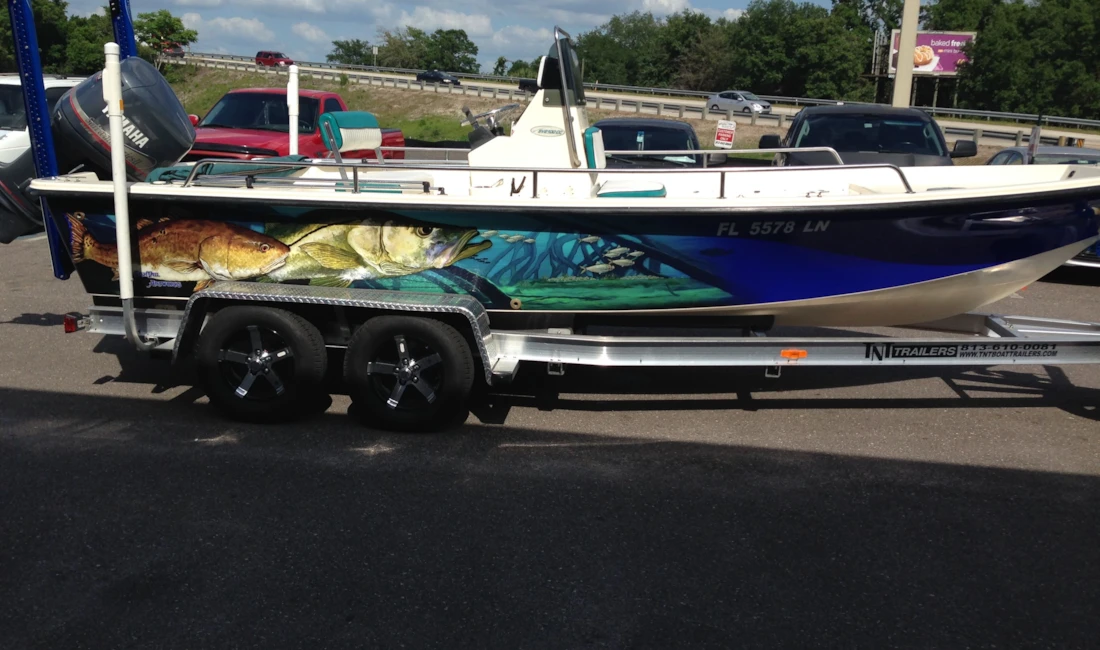 Fish Boat Wrap