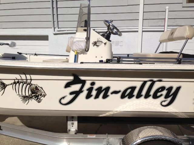 Fishing Boat Lettering