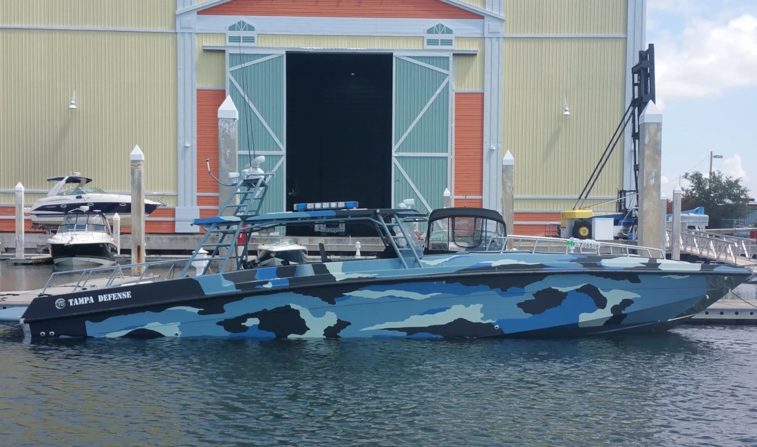 Boat Wrap - Custom Wrap for Government Use
