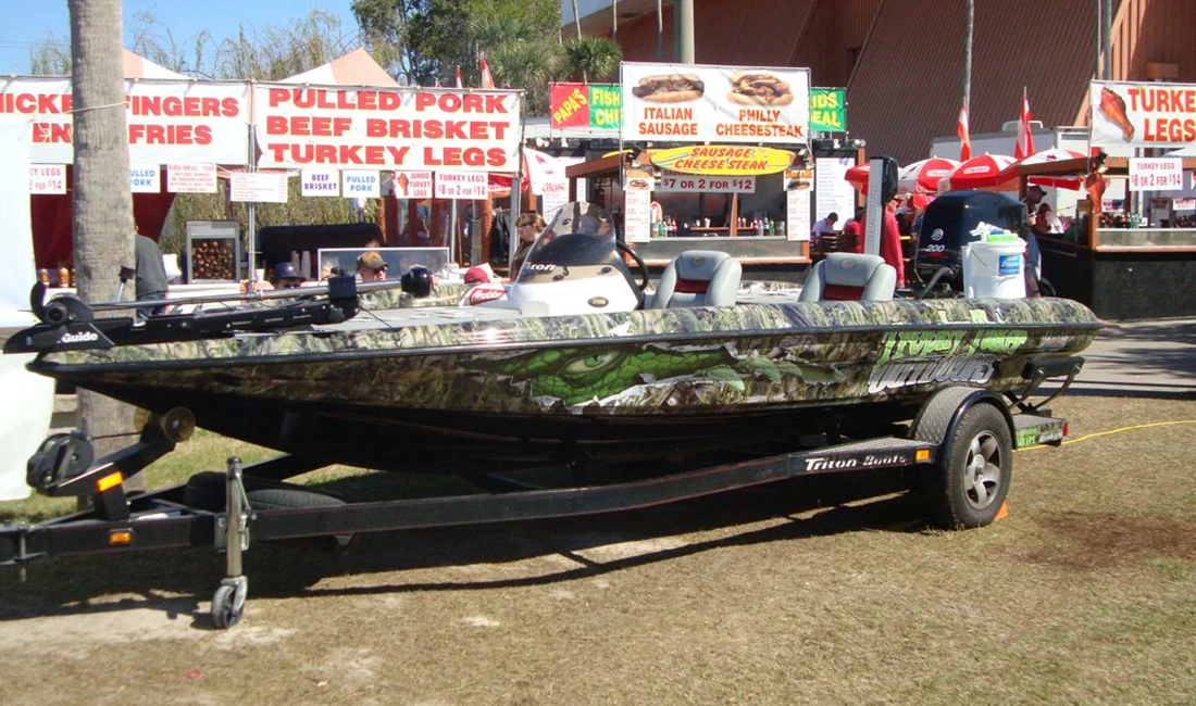 Trophy Taker Outdoors Boat Wrap