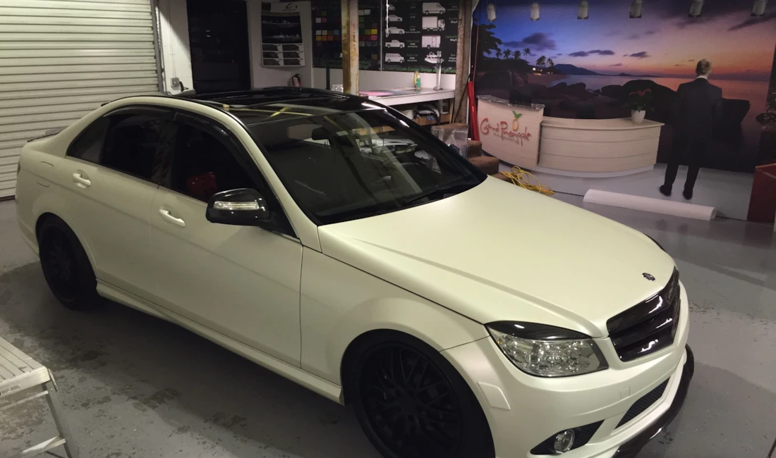 Color Change Wrap on Mercedes