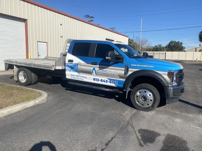 Accurate Drilling Solutions Full Vehicle Wrap
