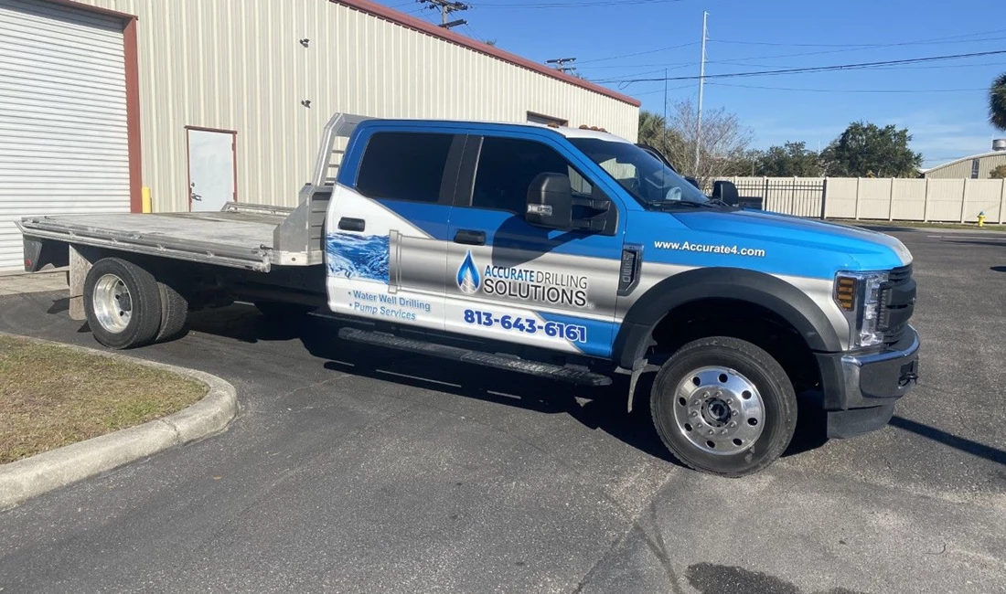 Accurate Drilling Solutions Full Vehicle Wrap