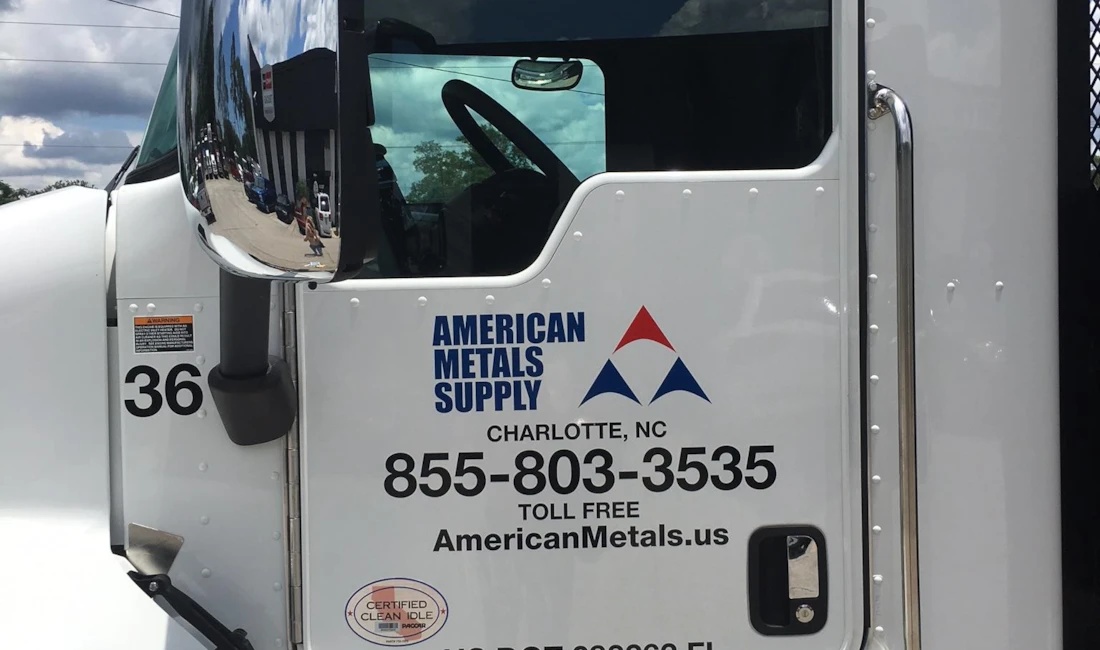 American Metals Truck Lettering