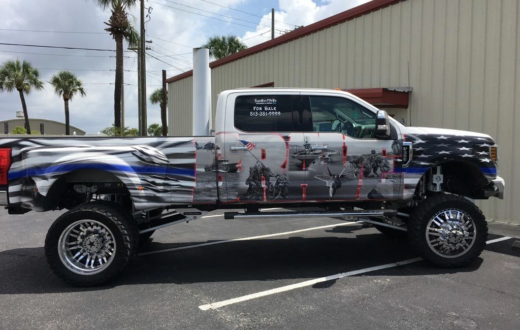 BRAVE Truck Wrap