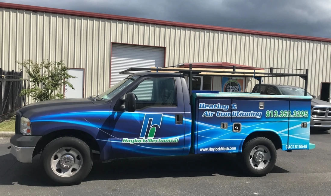 Haylock Mechanical AC Truck Wrap