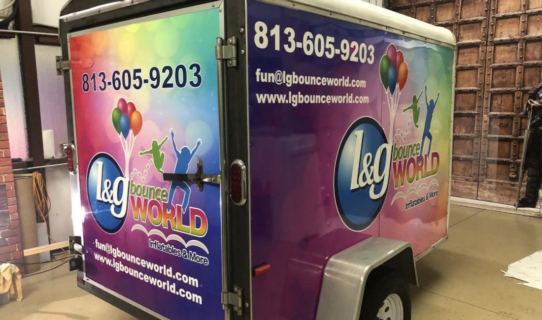 LG Bounce World Full Trailer Wraps