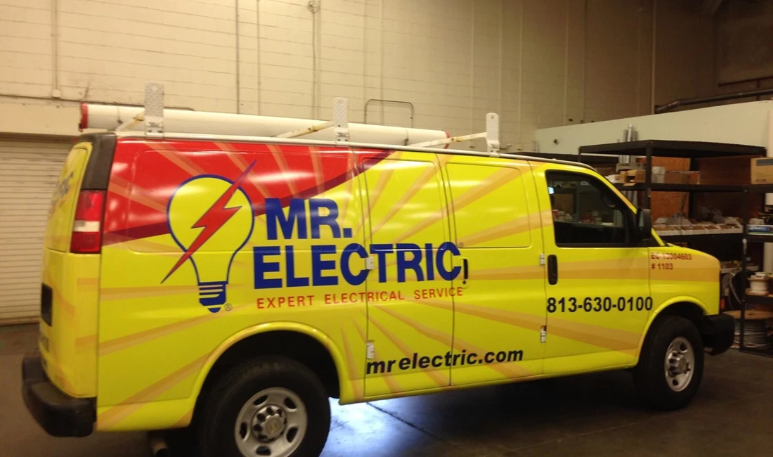 Mr Electric Van Wrap