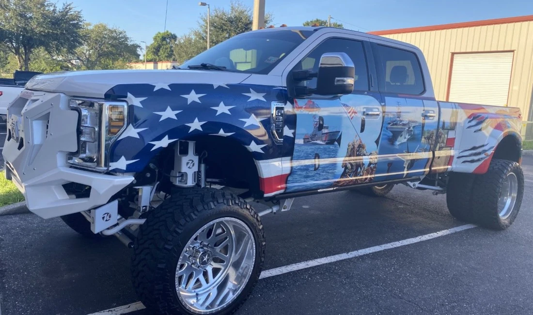 Patriotic Full Vehicle Wraps