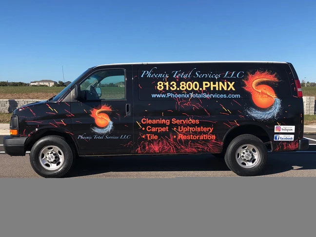 Phoenix Cleaning Van Wrap