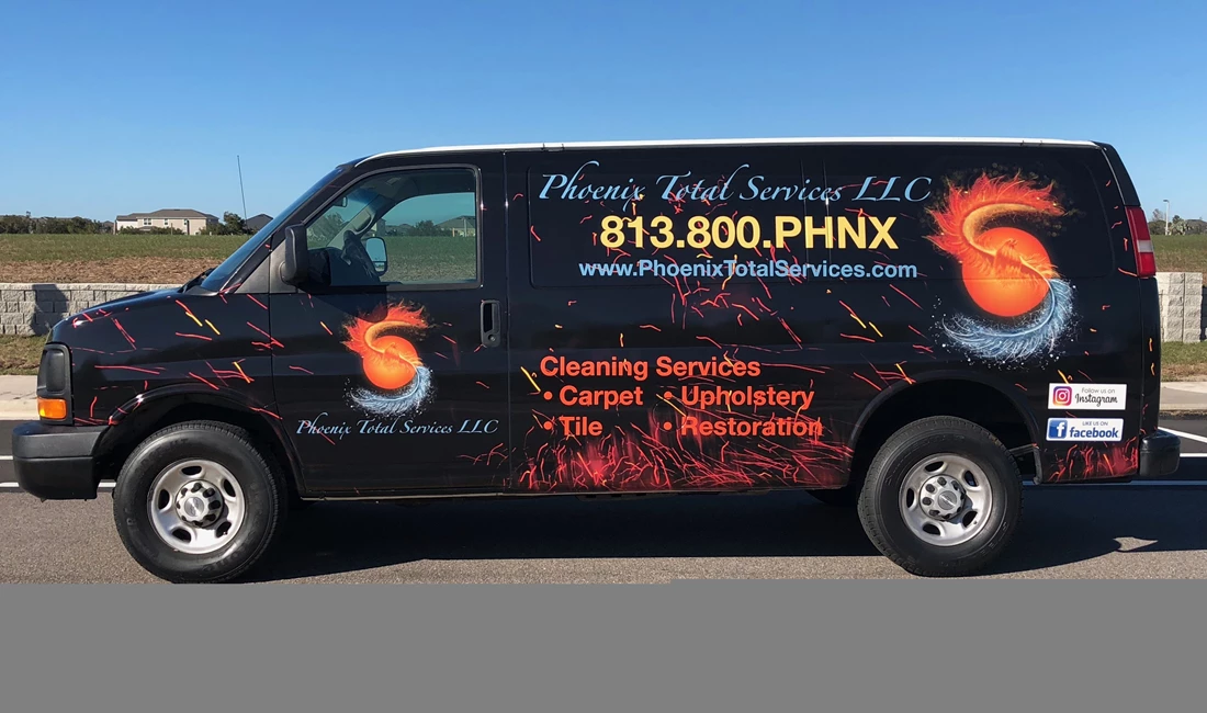 Phoenix Cleaning Van Wrap