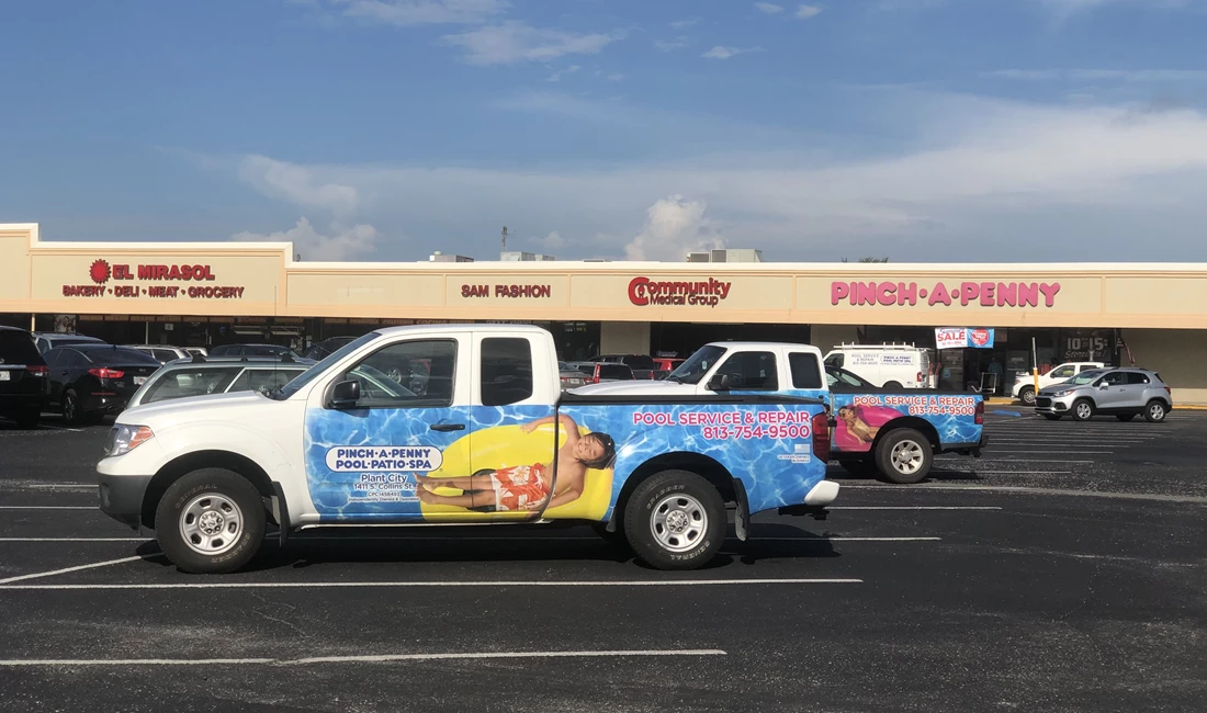 Pinch A Penny Full Vehicle Truck Wraps