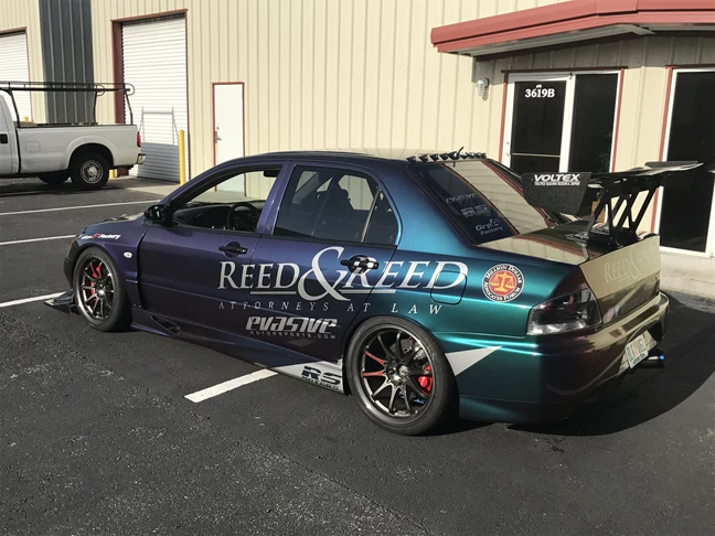 Reed & Reed Race Car Wrap