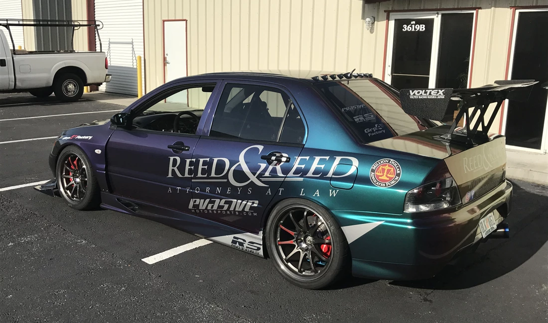 Reed & Reed Race Car Wrap