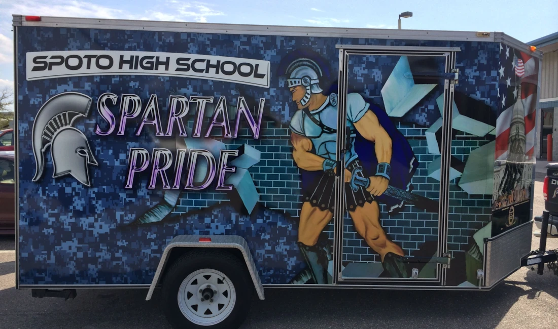 SPOTO High School Trailer Wrap
