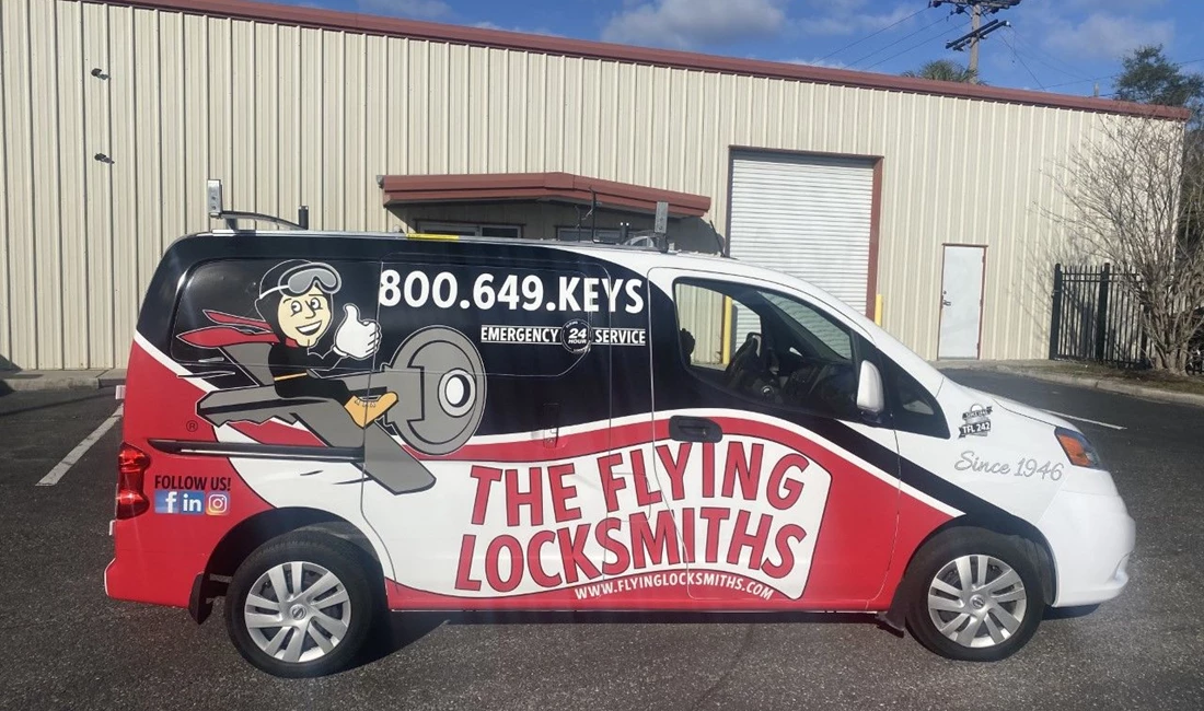 The Flying Locksmiths Full Vehicle Wrap