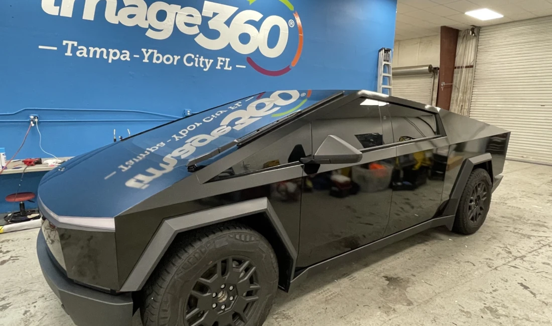 Elevate your Tesla Cybertrucks look with a custom car wrap in Tampa, FL. Choose from premium finishes and designs to make your vehicle truly stand out, while protecting its exterior.