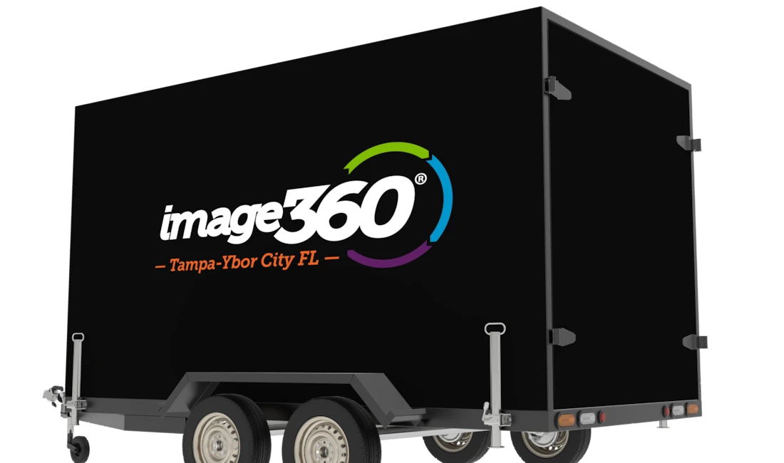 Take your branding on the road with stunning trailer wraps from Image360 Ybor City in Tampa, FL. Designed to grab attention and leave a lasting impression wherever you go!