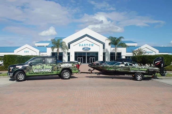 Trophy Taker Outdoors Truck and Boat Wrap