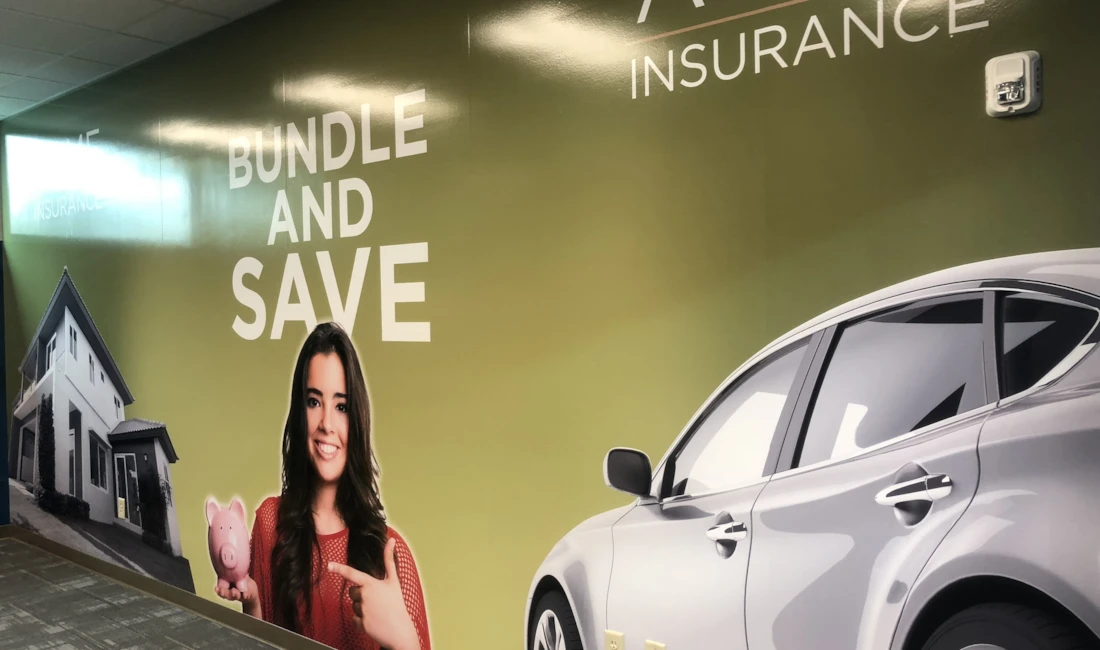 Insurance Room at Junior Achievement Wall Mural
