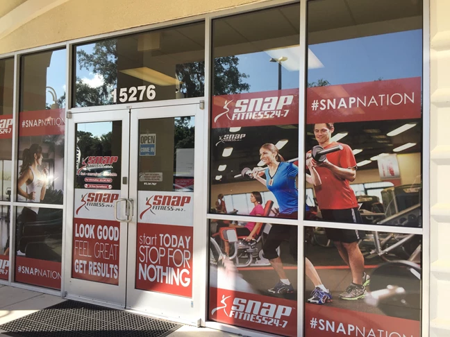 Snap Fitness 24 Window Decals, Signage & Graphics