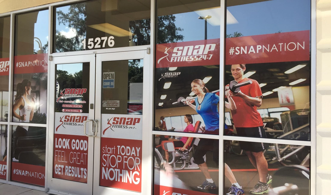 Snap Fitness 24 Window Decals, Signage & Graphics
