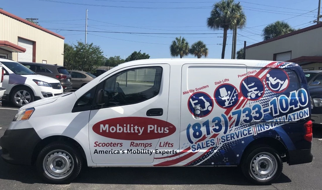 Mobility Plus Vehicle Graphics and Lettering