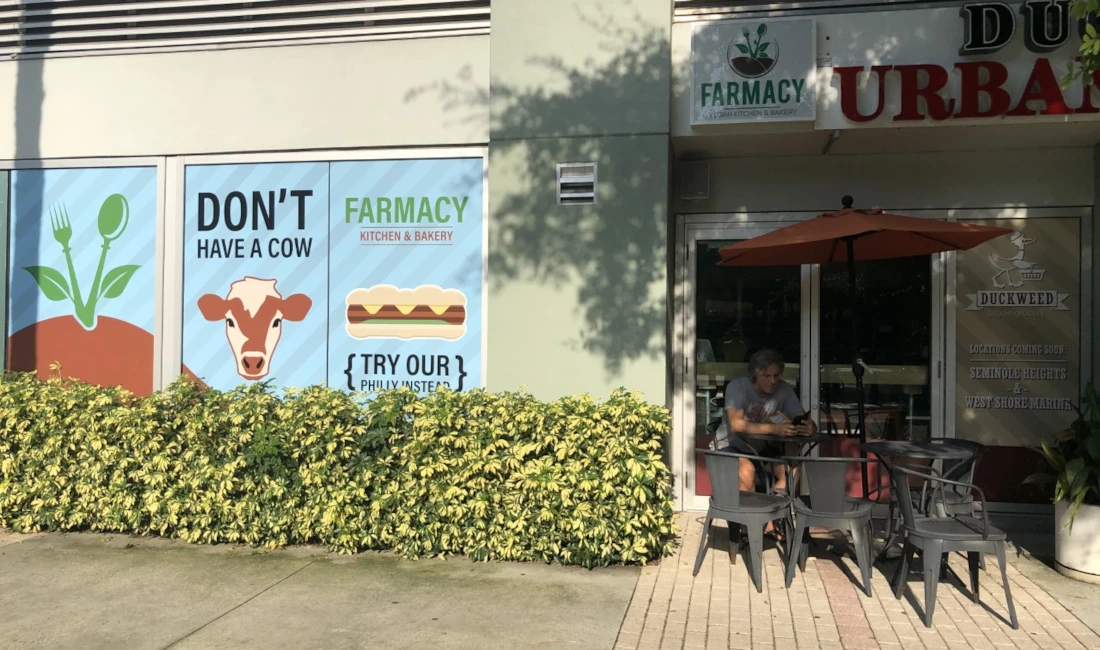 Duckweek Grocery Storefront Windows by Image360 Tampa Ybor City Window Decals, Signage & Graphics
