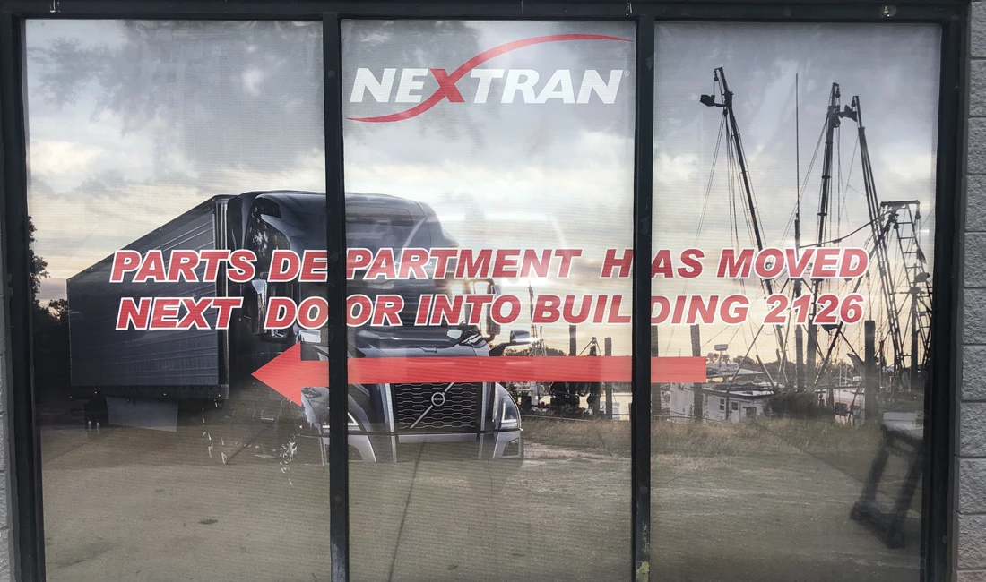 NEXTRAN Truck Centers Door, Window Decals, Signage & Graphics