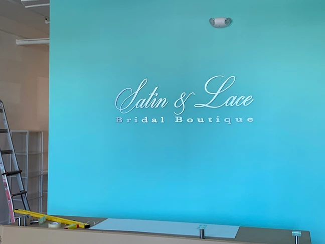 Satin and Lace Bridal Boutique 3D Signs & Dimensional Letters & Logos