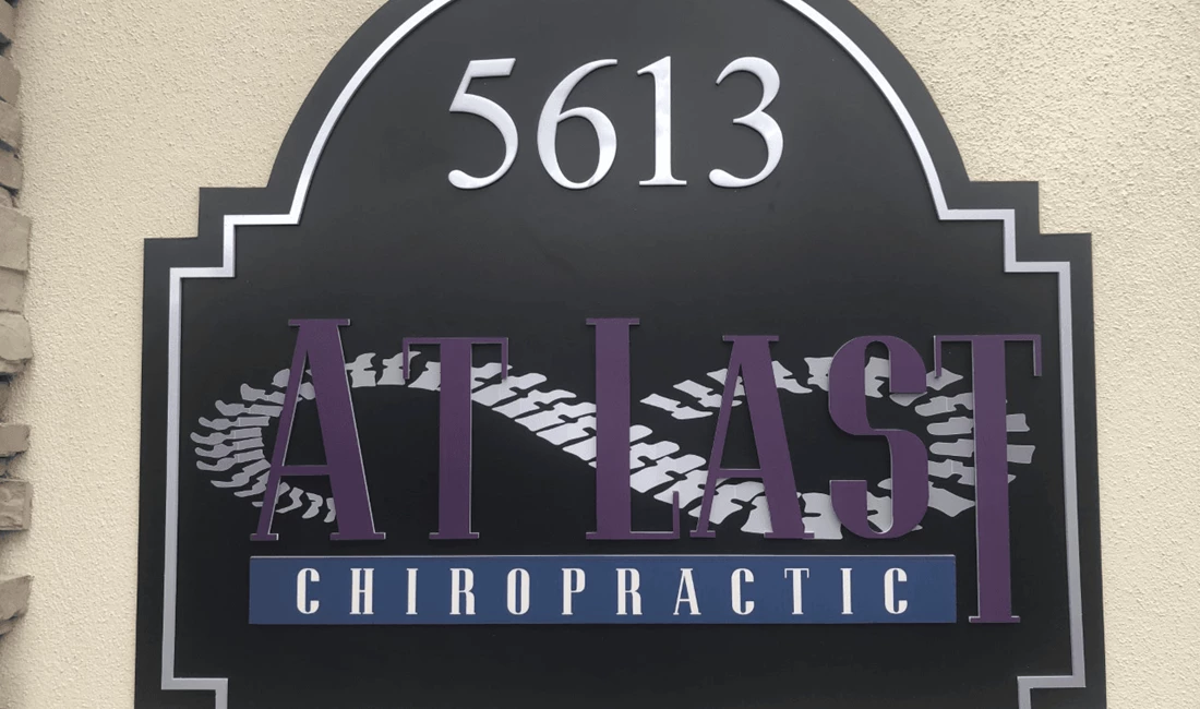 At Last Chiropractic 3D Signs & Dimensional Letters & Logos