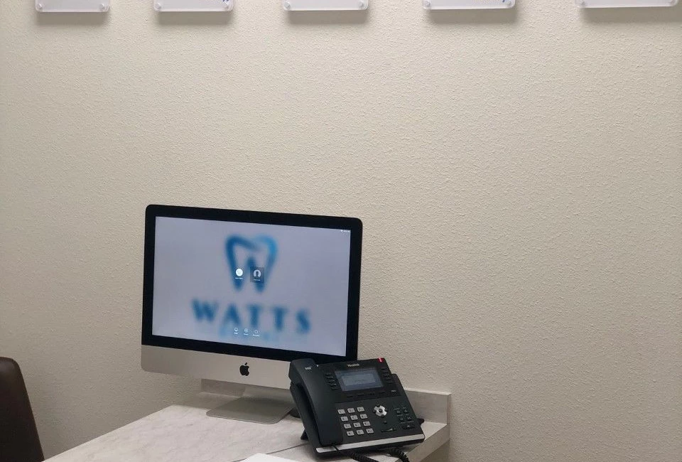 Watts Dental Google Review Interior Signage & Indoor Signs Acrylic Signs by Image360 Tampa Ybor City