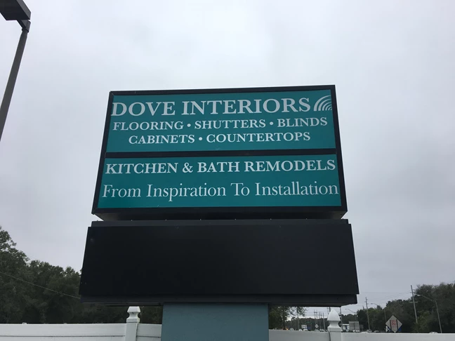 Dove Interiors Exterior & Outdoor Signage