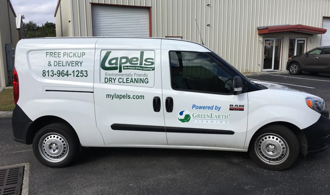 Lapels Cleaners Fleet Vehicle Decals & Lettering