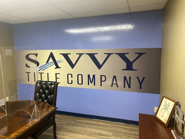 Savvy Title Company Wall Graphics, Murals, and Custom Wallpaper