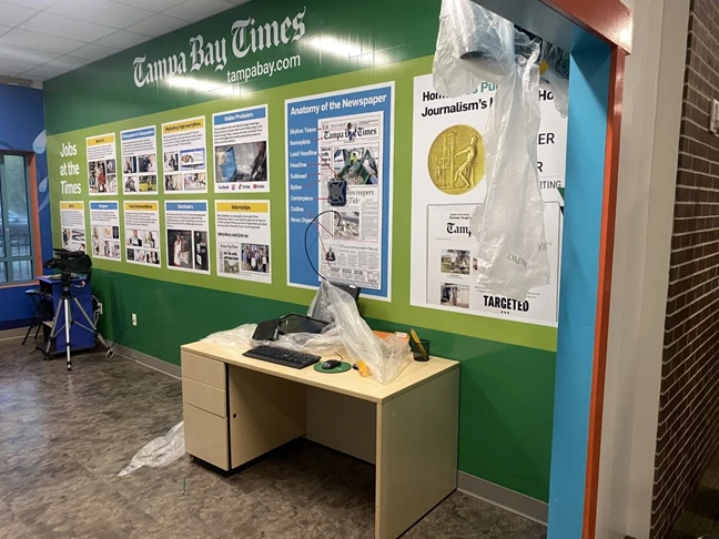 Tampa Bay Times at Junior Achievement Wall Graphics, Murals, and Custom Wallpaper