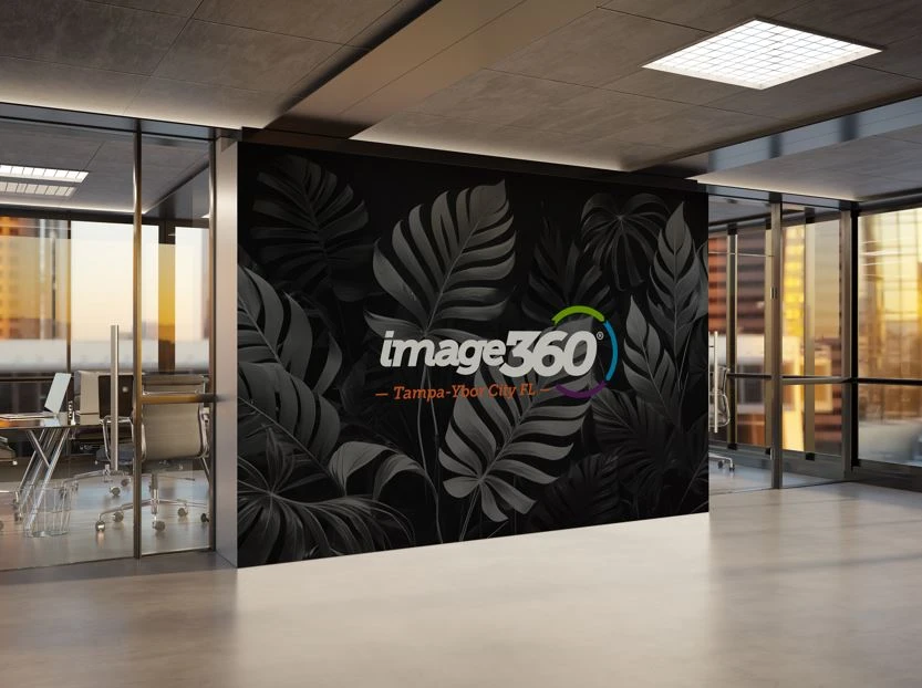 Revamp your space with vibrant vinyl wall wraps from Image360 Ybor City in Tampa, FL. Ideal for creating unforgettable interior designs and showcasing your brand personality!