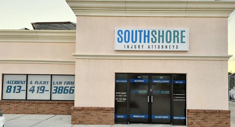 Southshore Injury Attorneys Storefront Graphics, Window Decals, Signage and Graphics