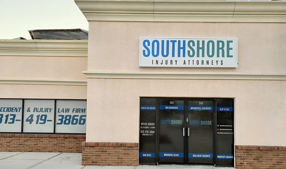 Southshore Injury Attorneys Storefront Graphics, Window Decals, Signage and Graphics
