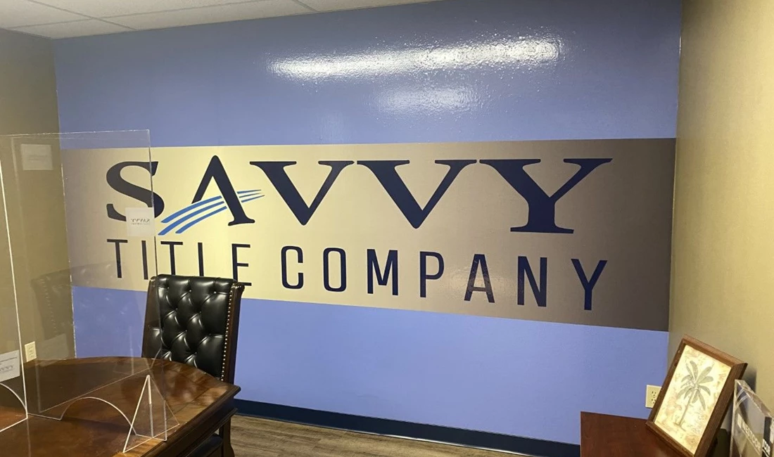 Savvy Title Company Wall Murals & Graphics