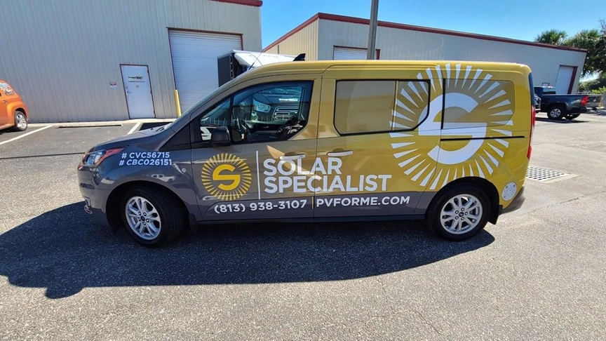 Solar Specialists for Fleet Wraps and Graphics
