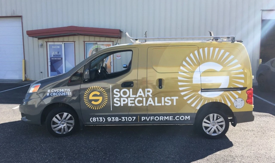 Solar Specialists for Fleet Wraps and Graphics